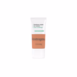 Neutrogena Clear Coverage Flawless Matte CC Cream, Ginger 7.5, 1 oz