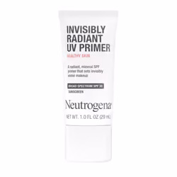 Neutrogena Healthy Skin Invisibly Radiant UV Face Primer with SPF 30  Mineral SPF Primer Sets Invisibly Under Makeup  Broad S ...