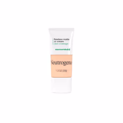 Neutrogena Clear Coverage Flawless Matte CC Cream, Shell 1.0, 1 oz