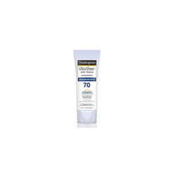 Neutrogena Ultra Sheer Dry-Touch Water Resistant and Non-Greasy Sunscreen Lotion with Broad Spectrum SPF 70  3 Fl Oz (Pack of 1)