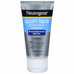 Neutrogena Sport Face Oil-free Sunscreen, Spf 70+, 2.5 Fl Oz (73 Ml)