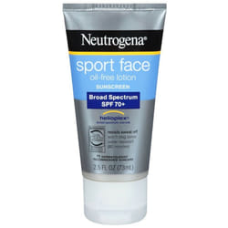 Neutrogena Sport Face Oil-free Sunscreen, Spf 70+, 2.5 Fl Oz (73 Ml)