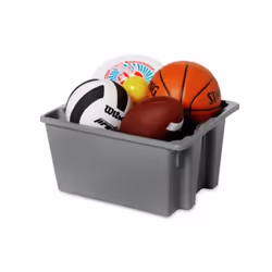 Rubbermaid FG172100GRAY storage box Rectangular Plastic Grey