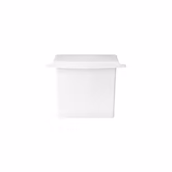Rubbermaid FG614000WHT, Rectangular, Plastic, White, Manual, Plastic, United States