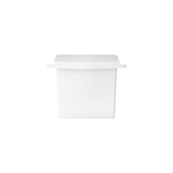 Rubbermaid FG614000WHT trash can Rectangular Plastic White