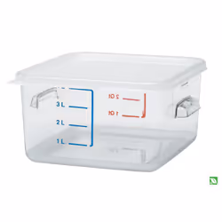 Rubbermaid 6304 Rectangular Jar 3.8 L Transparent 12 pc(s)