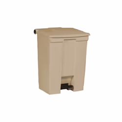 Rubbermaid FG614500BEIG, 68.1 L, Rectangular, High-Density Polyethylene (HDPE), Beige, Pedal, 410 mm