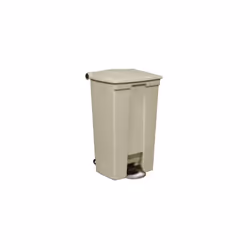 Rubbermaid FG614600BEIG, 87 L, Rectangular, High-Density Polyethylene (HDPE), Beige, Pedal, 410 mm