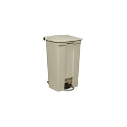 Rubbermaid FG614600BEIG trash can 87 L Rectangular High-Density Polyethylene (HDPE) Beige
