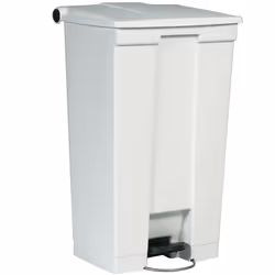 Rubbermaid Step-On 6146, 87.1 L, Rectangular, High-Density Polyethylene (HDPE), Polypropylene (PP), White, Pedal, FM, UV, OSH ...