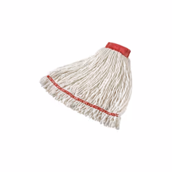 Rubbermaid FGA25306WH00, Mop head, White, Cotton, Synthetic, 1 pc(s)