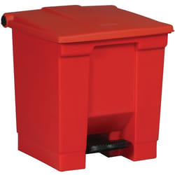 Rubbermaid Step-On 6143 30.3 L Rectangular High-Density Polyethylene (HDPE), Polypropylene (PP) Red