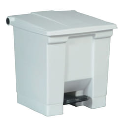 Rubbermaid Step-On 6143 30.3 L Rectangular High-Density Polyethylene (HDPE), Polypropylene (PP) White