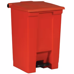Rubbermaid Step-On 6144, 45.4 L, Rectangular, High-Density Polyethylene (HDPE), Polypropylene (PP), Red, Pedal, FM, UV, OSHA