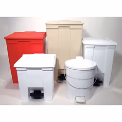 Rubbermaid Step-On 6144 45.4 L Rectangular High-Density Polyethylene (HDPE), Polypropylene (PP) Red