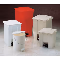 Rubbermaid Step-On 6144 45.4 L Rectangular High-Density Polyethylene (HDPE), Polypropylene (PP) Red