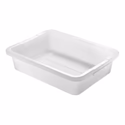 Rubbermaid FG334992WHT, Storage box, White, Rectangular, High-Density Polyethylene (HDPE), Plastic, Monochromatic, Universal