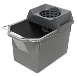 Rubbermaid Commercial RCP 6194 STL Pail/Strainer Combination  15 Quart  Steel Gray