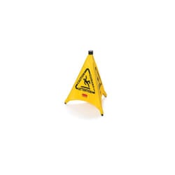 Rubbermaid FG9S0000YEL warning sign