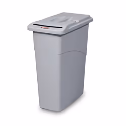 Rubbermaid Slim Jim 9W15, 87.1 L, Rectangular, Grey, Manual, 279 mm, 508 mm