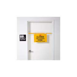 Rubbermaid FG9S1600YEL warning sign