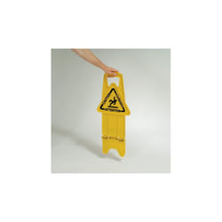 Rubbermaid FG9S0900YEL warning sign