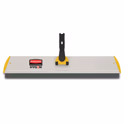 Rubbermaid Commercial Microfiber Quick Connect Frame  Squeegee  24 Inch Width x 4 1/2 Depth  Aluminum  Yellow (Q570)