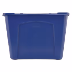 Rubbermaid FG571473BLUE Recycling Tote  14 Gal 11-3/4"""" W X Resin