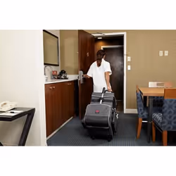 Rubbermaid 1902465 janitor cart Black, Grey