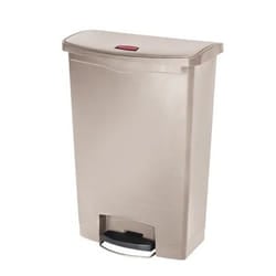 Rubbermaid 1883552 trash can 90 L Rectangular Resin Beige