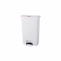 Rubbermaid 1883559, 68 L, Rectangular, Plastic, Resin, White, Pedal, Plastic
