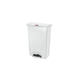 Rubbermaid 1883561 trash can 90 L Rectangular Plastic, Resin White