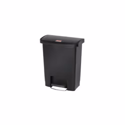 Rubbermaid 1883609, 30 L, Rectangular, Plastic, Resin, Black, Pedal, Plastic