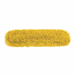 Rubbermaid Commercial Products - 2018810 Maximizer Dust Mop Pad and EZ Access Scraper  24in  Replacement Pad Yellow