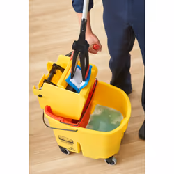 Rubbermaid Commercial Products Microfiber Adaptable Flat Mop Wringer I