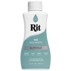 Rit All- Purpose Liquid Dye  8 Fl Oz  Teal
