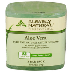Pure & Natural Glycerine Soap; Aloe Vera
