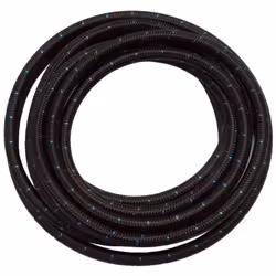RUSSELL/EDEL Edelbrock 632143 Black Cloth Hose #8  20 Feet