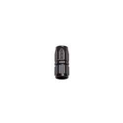 Edelbrock 610025 Full Flow Hose End Straight -6 An All Blk Finish