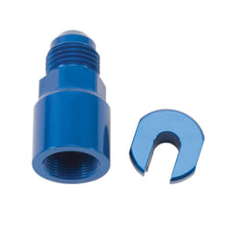 RUSSELL/EDEL Russell Performance -6 AN Male to 3/8in SAE Quick-Disconnect Female (Blue Single)