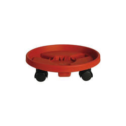 Fiskars 95122C 12 in. Terracotta Color Round Planter Caddy