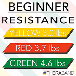 Theraband Stretch Strap Yoga Flexibility Gym Trainer Stretcher Workout Fitness