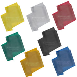 THERABAND Professional Latex Resistance Band Set  Pack of 7  Individual 6 Ft Elastic Band for Upper & Lower Body Exercise  Physical Therapy  Pilates