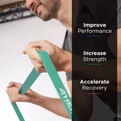THERABAND High Resistance Bands  Set of 4 Elastic Super Bands for Improving Flexibility  Injury Rehab  & Full Body Workouts  Heavy Duty Stretch Bands