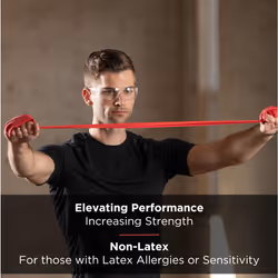 THERABAND Resistance Tubes  Professional Latex Elastic Tubing For Full Body  Core Exercise  Physical Therapy  Lower Pilates  At-Home Workout  & Rehab