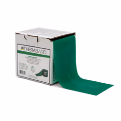 THERABAND Resistance Band 25 Yard Roll Heavy Green Non-Latex Professional Elastic Bands For Upper & Lower Body Exercise Work ...