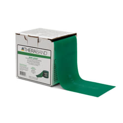 THERABAND Resistance Band 25 Yard Roll  Heavy Green Non-Latex Professional Elastic Bands For Upper & Lower Body Exercise Workouts  Physical Therapy  P