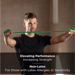 THERABAND Resistance Band 25 Yard Roll  Heavy Green Non-Latex Professional Elastic Bands For Upper & Lower Body Exercise Workouts  Physical Therapy  P