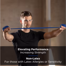 THERABAND Resistance Band 25 Yard Roll  Extra Heavy Blue Non-Latex Professional Elastic Bands For Upper & Lower Body Exercise  Physical Therapy  Pilat