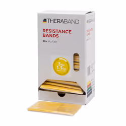 THERABAND Resistance Bands 5 Foot 30 Count Professional Latex Elastic Bands For Upper & Lower Body Exercise Physical Thera ...